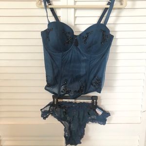 Lane Bryant NWT dark turquoise sz 18/20 corset